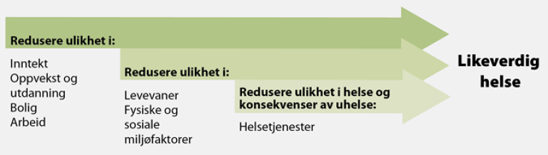 Figur årsakskjede sosiale helseforskjeller